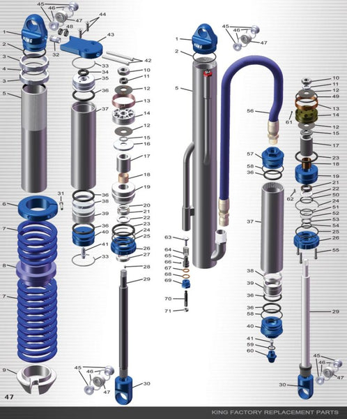 Kingkingさん専用 King Shocks 2.5 RS Cylinder Threaded 8 – PETERSCARPARTS