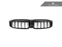 Load image into Gallery viewer, AutoTecknic Dual-Slats Gloss Black Front Grille - G20 3-Series LCI