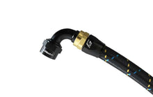 Load image into Gallery viewer, GReddy AN06 90 DEGREE HOSE END SWIVEL BLACK/GOLD ANODIZED