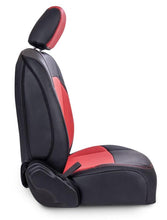 Load image into Gallery viewer, PRP Jeep Wrangler JL Front Seat Covers - 2 door- with Pocket Back (Pair) - Black/Orange