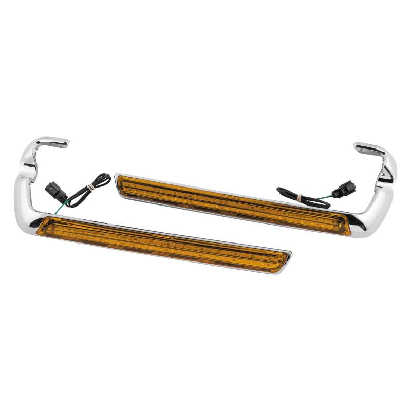 Letric Lighting Sddlbg Side Marker Led Chr/Amb