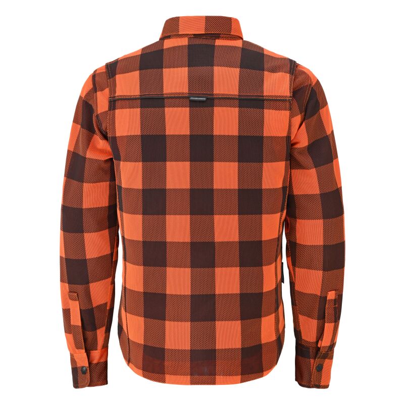Speed and Strength Black Nine Mesh Moto Shirt Orange/Black - Large