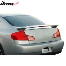 Load image into Gallery viewer, 2003-2006 INFINITI G35 4Dr OE Style LED Gray Primer Trunk Spoiler Wing