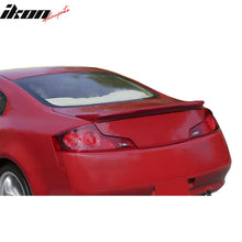 Load image into Gallery viewer, 2003-2007 INFINITI G35 Gray Primer OE Trunk Spoiler W/ LED Fiberglass