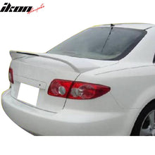 Load image into Gallery viewer, 2003-2008 Mazda 6 4DR OE Gray Primer Trunk Spoiler W/ LED Fiberglass