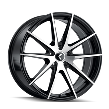 Load image into Gallery viewer, Kraze KR193 Turismo 17x8 / 5x108 BP / 38mm Offset / 63.5mm Hub Gloss Black Wheel