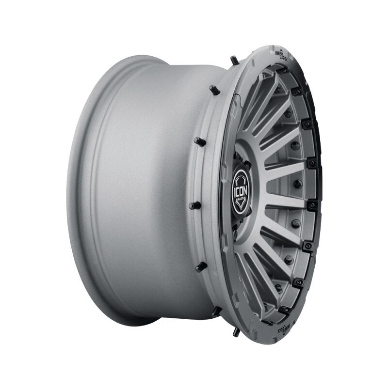 Icon Alloys Recon Pro Satin Charcoal- 18 X 9 - 6 X 5.5 - 0MM 5in BS