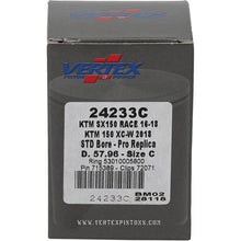 Load image into Gallery viewer, Vertex Piston 16-22 KTM 150 SX 150cc Cast Race Piston Kit