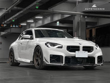 Load image into Gallery viewer, AutoTecknic Dry Carbon Podium Front Bumper Lower Vent Set - G87 M2