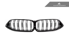 Load image into Gallery viewer, AutoTecknic Dual-Slats Gloss Black Front Grille - G14/ G15/ G16 8-Series
