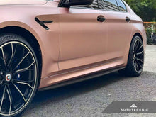 Load image into Gallery viewer, AutoTecknic Dry Carbon Fiber Side Skirt Extension Set - F90 M5 | G30 5-Series