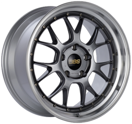 BBS LM-R 19x9.5 5x114.3 ET45 Diamond Black Center Diamond Cut Lip Wheel - 82mm PFS Required