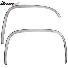 Load image into Gallery viewer, 2007-2013 Chevy Silverado Fender Flares Stainless Steel Cover Polished
