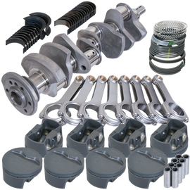 Eagle Chevy 327 SJ 3.250in Crank 2.300in Mains 6.125in H-Beam 4.000in Pistons Rotating Assembly