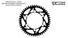 Load image into Gallery viewer, Vortex Racing 45 Tooth 520 Rear Sprocket - Black