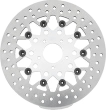 Load image into Gallery viewer, Twin Power 08-13 FLH FLT 6-17 Dyna Front 11.8 Floating Mesh Rotor Silver
