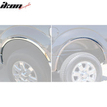 Load image into Gallery viewer, 2004-2014 Ford F-150 Chrome Fender Flares Wheel Arches ABS