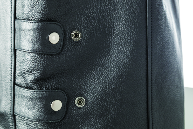 Kuryakyn By River Road Plains Leather Vest Black - Small