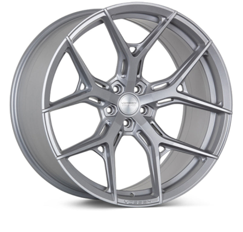 Vossen HF5 - 19x9.5 - ET7 - 5x112 - 66.56 - DEEP - SS - SATIN SILVER