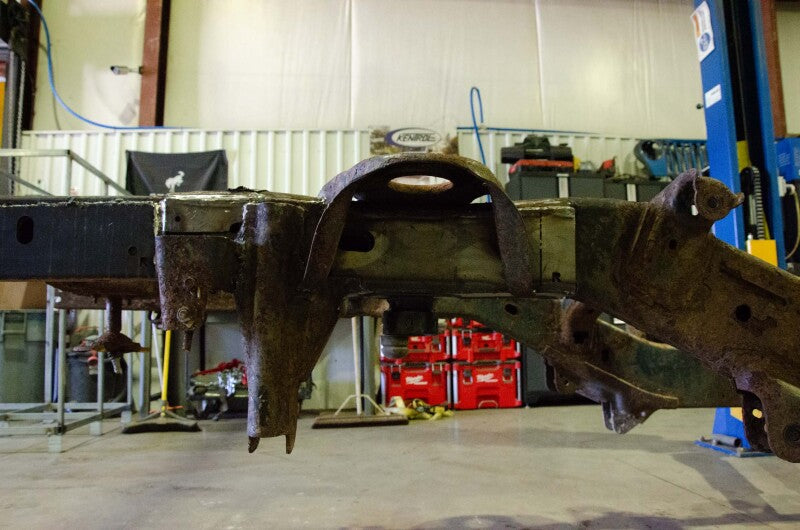 RustBuster 09-18 Ram 1500 Over-Axle Frame Repair Kit - Right