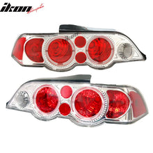 Load image into Gallery viewer, Fits 02-04 Acura RSX Tail Lights Chrome Lamps Clear
