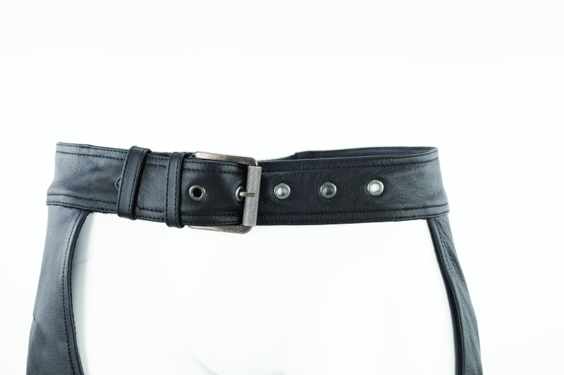 Kuryakyn By River Road Sierra Leather Chaps Black Womens - Small