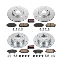 Load image into Gallery viewer, Power Stop 09-11 Hyundai Azera Front and Rear Z23 Evolution Brake Kit