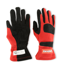 Load image into Gallery viewer, RaceQuip Red 2-Layer SFI-5 Glove - Large
