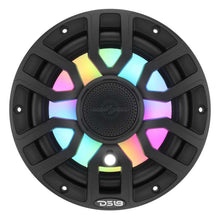Load image into Gallery viewer, DS18 7.7in 2-Way 175 Watts RMS 4ohm Dgtl LED Lights Bullet Tweeter Cvrs Incl Blk Built-in Deck Light