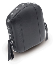 Load image into Gallery viewer, Mustang Yamaha Sissy Bar Pad (7.5 inch x 9 inch) w/Studs- Black