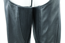 Load image into Gallery viewer, Kuryakyn By River Road Sierra Leather Chaps Black Womens - Small