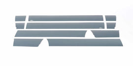Putco 09-14 Ford F-150 Reg Cab 8ft Long Box - 7in Wide (10pcs) Black Platinum Rocker Panels