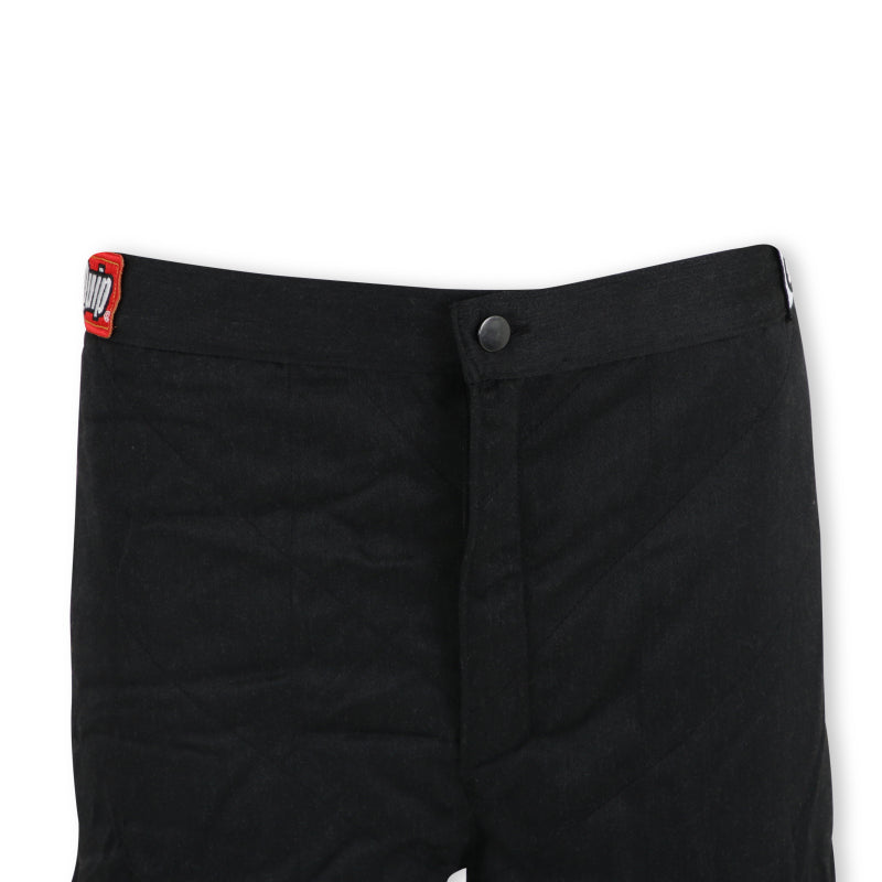 RaceQuip Black Chevron-5 Pants SFI-5 - Medium