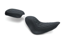 Load image into Gallery viewer, Mustang 06-17 Harley Softail Wide Tire (200mm) Tripper Solo Seat Diamond Stitch - Black