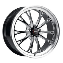 Load image into Gallery viewer, Weld 15x10 Belmont Drag 5x120.65 ET45 BS 7.27 Gloss BLK MIL DIA 78.1