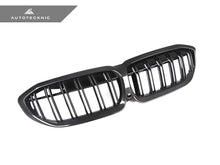 Load image into Gallery viewer, AutoTecknic Dry Carbon Fiber Dual-Slats Front Grilles - G20 3-Series Pre-LCI