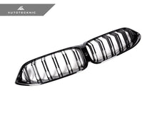 Load image into Gallery viewer, AutoTecknic Dual-Slats Gloss Black Front Grille - G14/ G15/ G16 8-Series