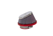 Load image into Gallery viewer, BMC Conical Carburetor Filter w/Chrome Top - Center 50mm Inlet / 65mm H