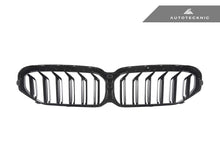 Load image into Gallery viewer, AutoTecknic Dry Carbon Fiber Dual-Slats Front Grilles - G30 5-Series LCI