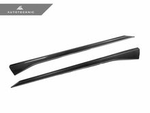 Load image into Gallery viewer, AutoTecknic Dry Carbon Fiber Side Skirt Extension Set - G90/ G99 M5