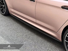 Load image into Gallery viewer, AutoTecknic Dry Carbon Fiber Side Skirt Extension Set - F90 M5 | G30 5-Series