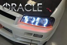 Load image into Gallery viewer, Oracle 98-01 Nissan Skyline LED Headlight Halo Kit - Blue