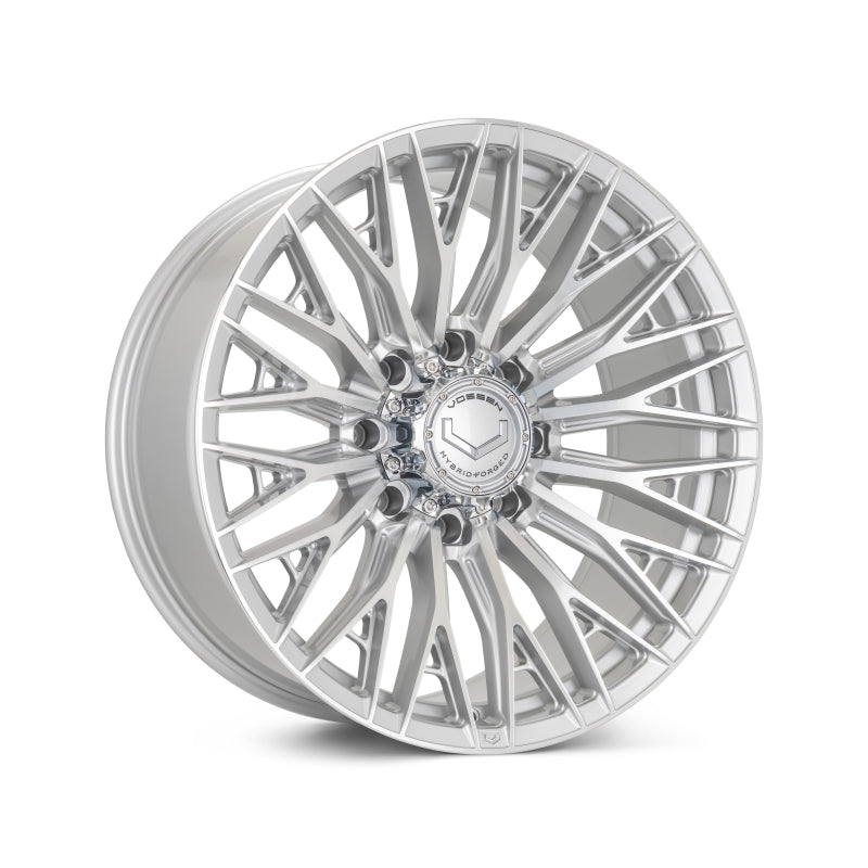 Vossen HFX-6 17x9 - 6x139.7 - ET0 - Super Deep Face - 106.1 - Silver Polished Wheel