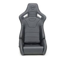 Load image into Gallery viewer, NRG Omega Reclinable Racing Seat (Pair) Black with Black Carbon Vinyl Back