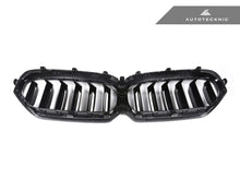 Load image into Gallery viewer, AutoTecknic Dry Carbon Fiber Dual-Slats Front Grilles - G30 5-Series LCI