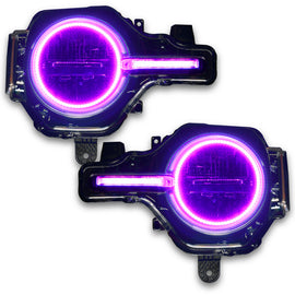 Oracle 21-22 Ford Bronco Headlight Halo Kit w/DRL Bar - Base Headlights -w/RF Controller NO RETURNS