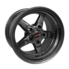 Load image into Gallery viewer, Race Star 92 Drag Star 15x5 5x4.75 BC 2.375 BS Bracket Racer Gloss Black Wheel
