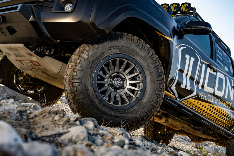 Icon Alloys Recon Pro Satin Charcoal- 18 X 9 - 6 X 5.5 - 0MM 5in BS
