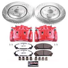 Load image into Gallery viewer, Power Stop 11-20 Toyota Sienna Front Z36 Truck &amp; Tow Kit w/Cals