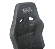 Load image into Gallery viewer, NRG Defender Water Resistant Steel Frame Susp. Seat - Silver w/Black Trim/Defender Logo/Side Bracket